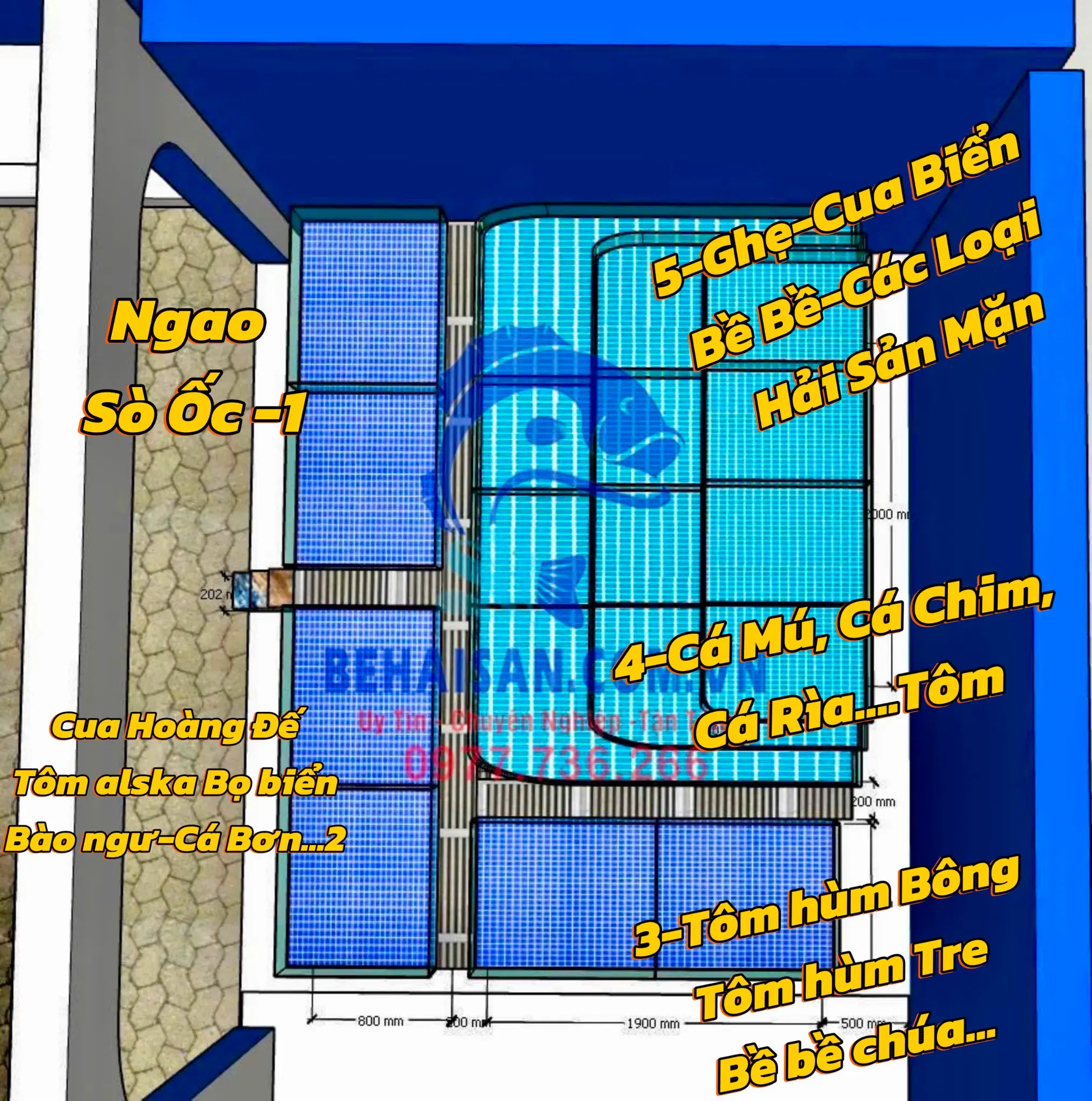 Công trình hải sản thực tế SeaHome