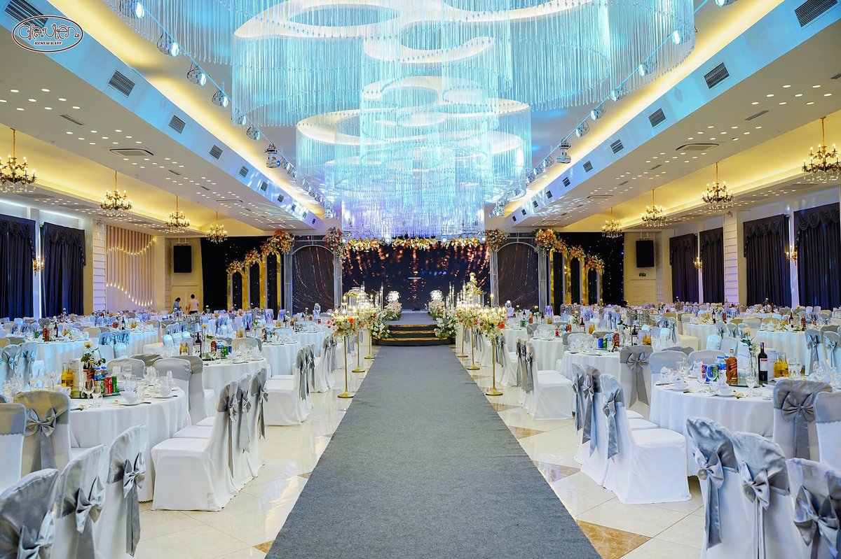 Sảnh tiệc cưới Gia Viên Hải Phòng – lớn nhất Hải Phòng, sức chứa 5.000 khách, SeaHome nâng tầm hệ thống hải sản 2025