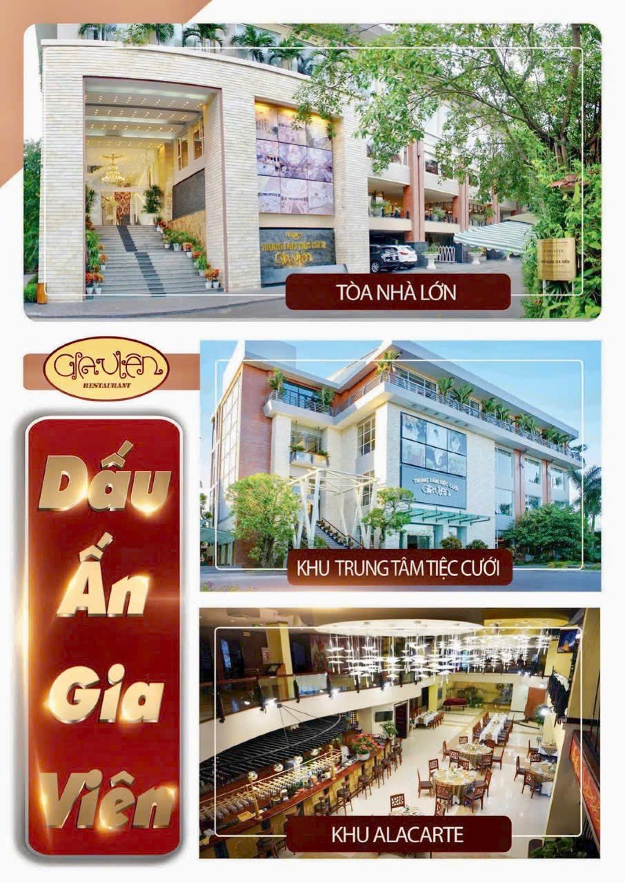 Tổ hợp Gia Viên Hải Phòng – tòa nhà lớn, trung tâm tiệc cưới, khu alacarte
