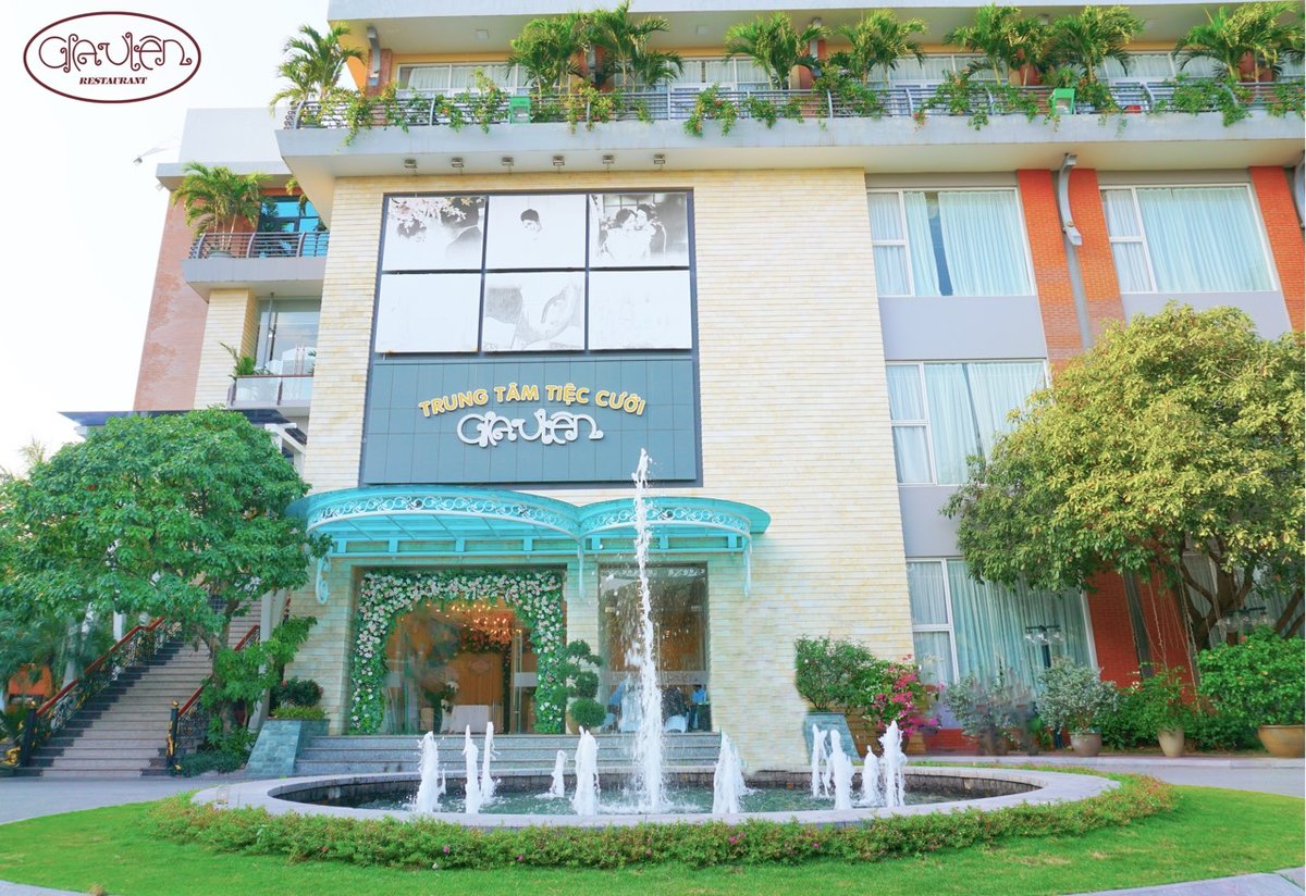 Trung tâm tiệc cưới Gia Viên – đài phun nước, kiến trúc sang trọng Hải Phòng