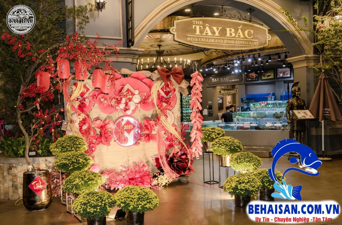 Mặt tiền Nhà Hàng The Tây Bắc Wine Cellar – điểm hẹn ẩm thực 5 sao Buôn Ma Thuột